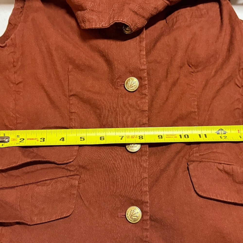 Rag & Bone Women's Slade Linen-Blend Vest Size 4 - Picture 12 of 14